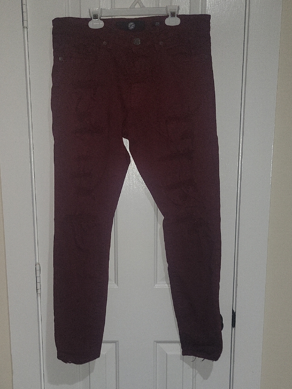 Jordan Craig 34/32 Burgundy Jeans